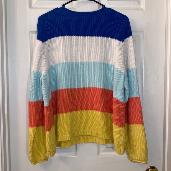 St. John's Bay Multicolor Striped Sweater - Picture 8 of 10